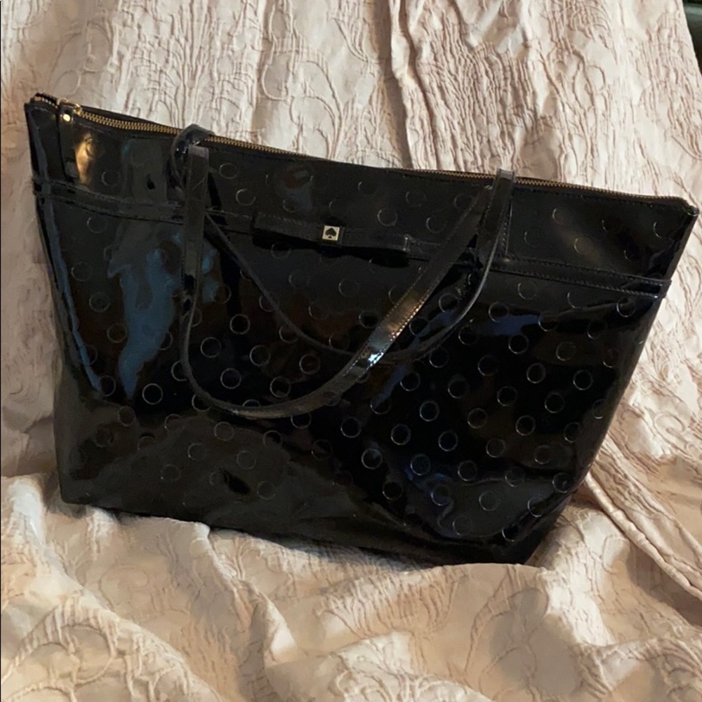 Kate Spade Black Patent Leather Purse